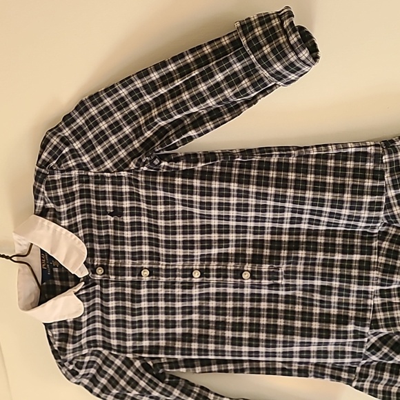 Ralph Lauren Polo Plaid Long Sleeve Drop Waist Dress - Picture 6 of 6